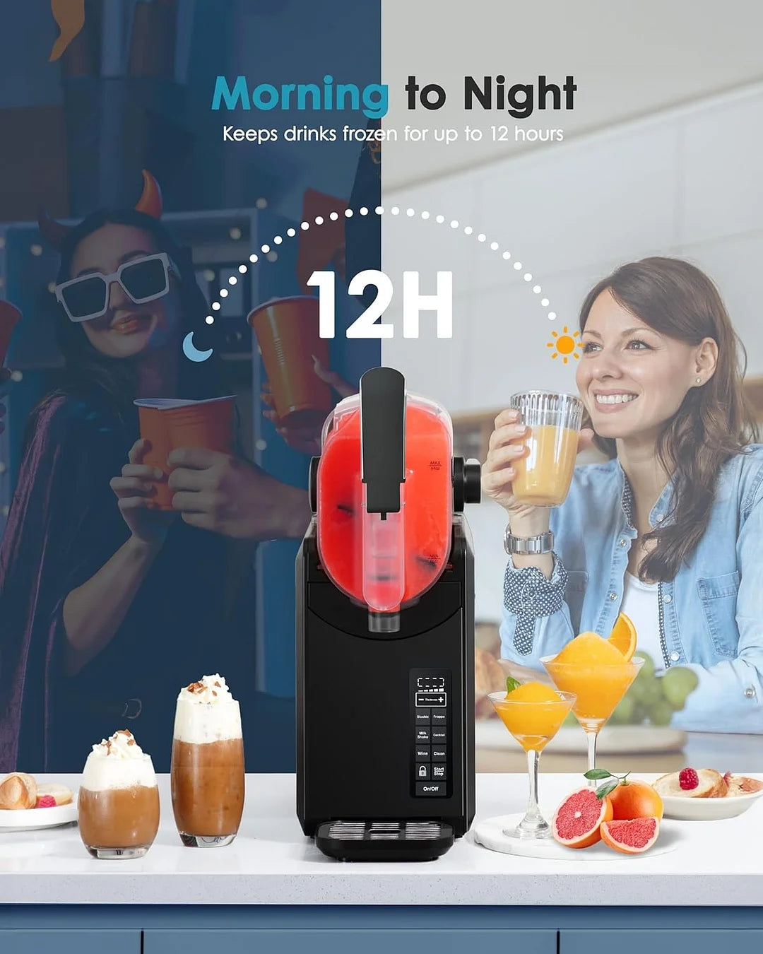 Home Smoothie Maker – No Ice Needed, 88oz, Self-Cleaning, Smart Programs